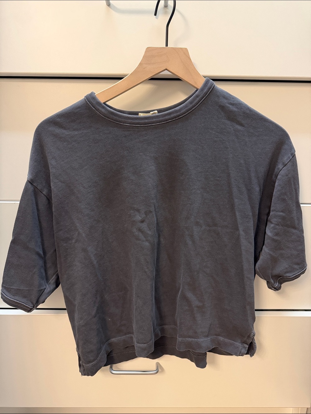 Madewell Washed Black Boxy Short-Sleeve Tee